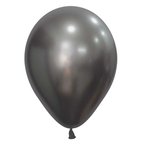 Latex Balloons 11 Inch Sempertex Silk Midnight Grey