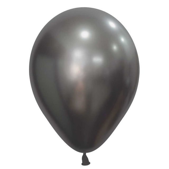 Latex Balloons 11 Inch Sempertex Silk Midnight Grey