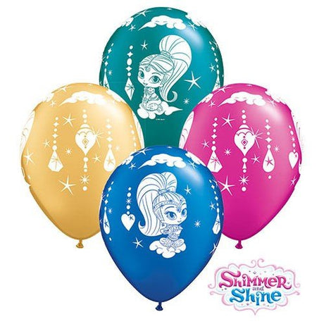 Shimmer and Shine Latex Balloons