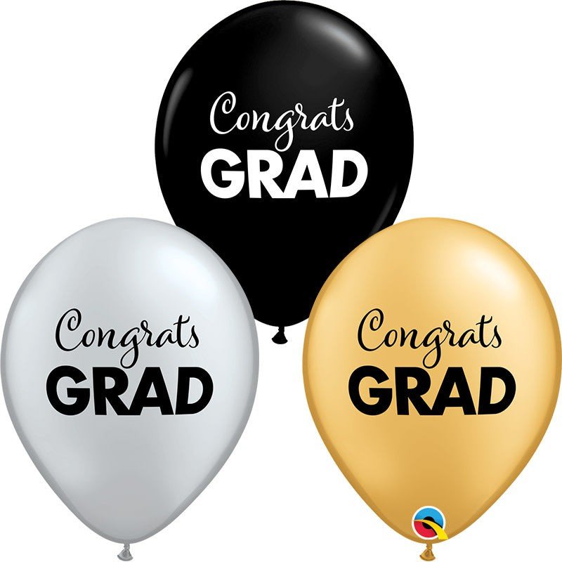 Graduation Latex Balloons Assorted