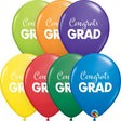 Graduation Latex Balloons Assorted Colors