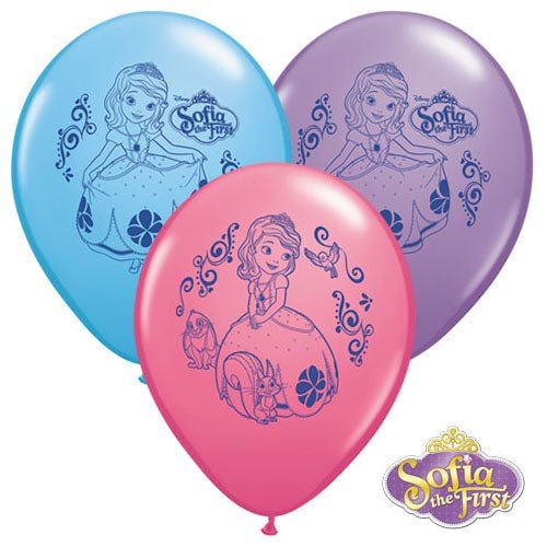 Sofia The First Latex Balloons