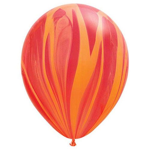 Latex Balloons Red Orange Rainbow 11 Inch