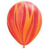 Latex Balloons Red Orange Rainbow 11 Inch