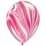 Latex Balloons Red & White Superagate