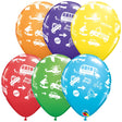 Transportation Latex Balloons 11 Inch