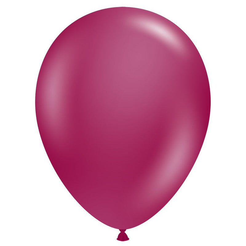 Latex Balloons 11 Inch TUFTEX Crystal Burgundy