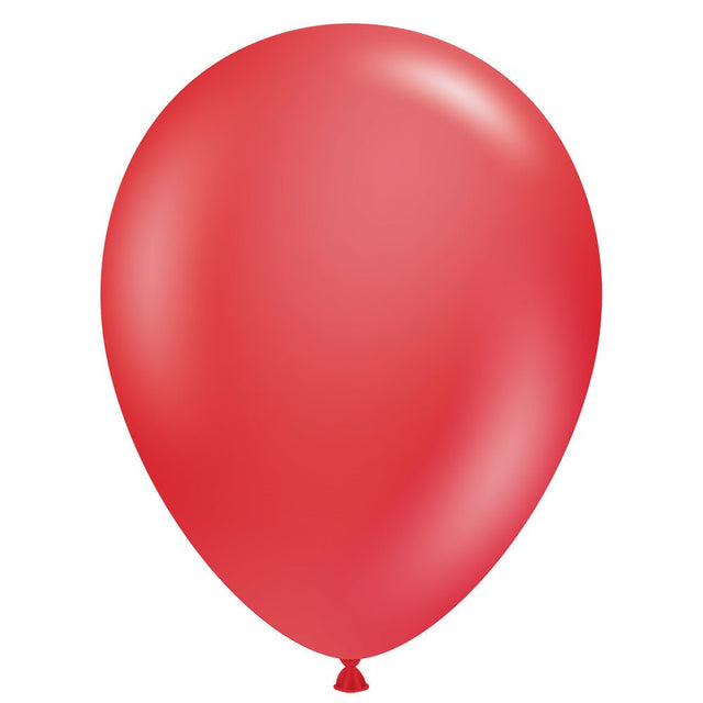 Latex Balloons TUFTEX Crystal Red
