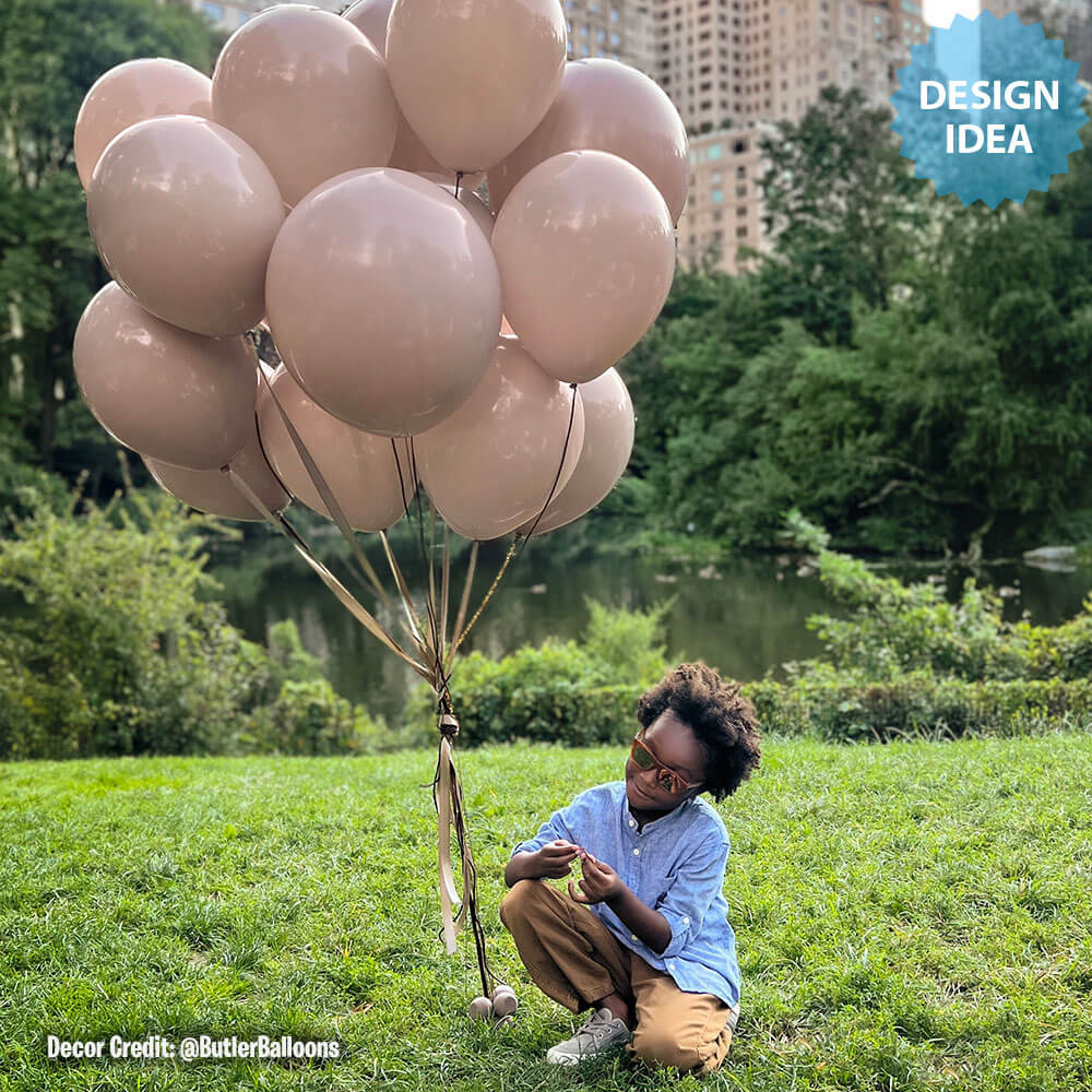Latex Balloons 11 Inch TUFTEX Malted Brown