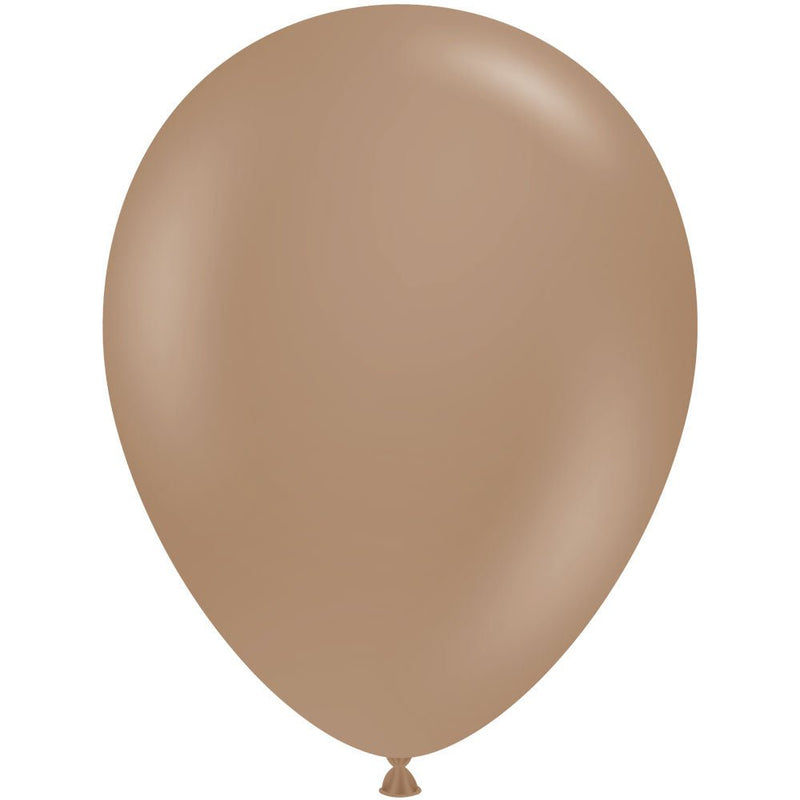 Latex Balloons 11 Inch TUFTEX Malted Brown
