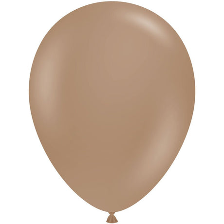 Latex Balloons 11 Inch TUFTEX Malted Brown