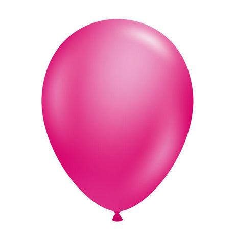 Latex Balloons 11 Inch TUFTEX Metallic Fuchsia