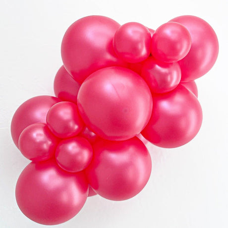 Latex Balloons 11 Inch TUFTEX Metallic Fuchsia