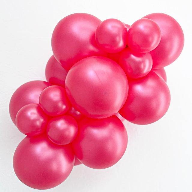 Latex Balloons 11 Inch TUFTEX Metallic Fuchsia