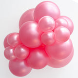 Latex Balloons 11 Inch TUFTEX Metallic Shimmering Pink