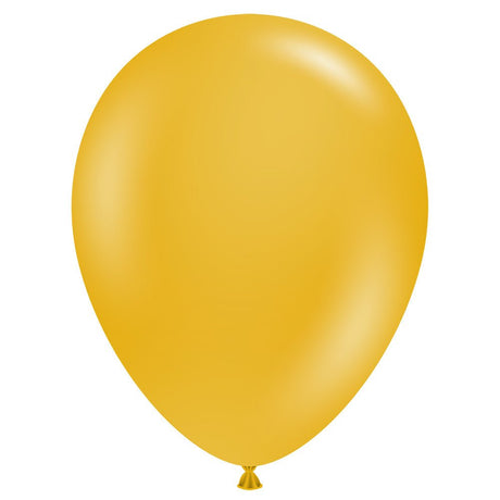 Latex Balloons 11 Inch TUFTEX Mustard