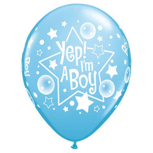 Latex Balloons Baby Boy 11 Inch