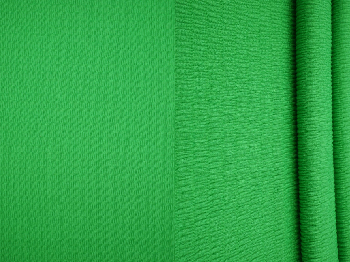 Smocked Rayon Knit Solid Fabric