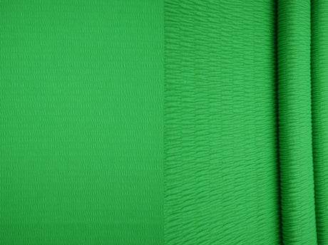 Smocked Rayon Knit Solid Fabric