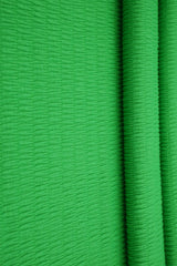 Smocked Rayon Knit Solid Fabric