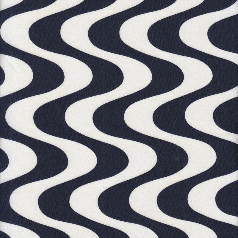 DTY Geometric Print Fabric Soft Stretch Knit, 58/60" Wide