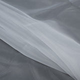 2-Ply Polyester Organza - White - Zelda Collection