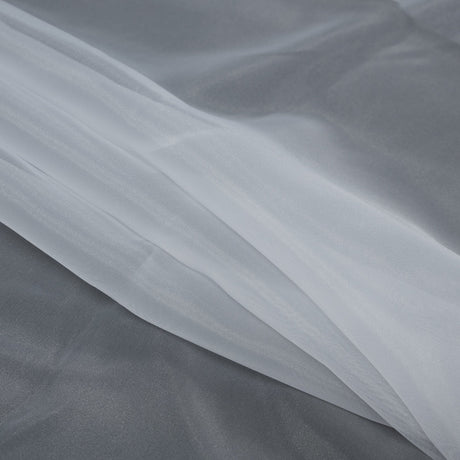 2-Ply Polyester Organza - White - Zelda Collection