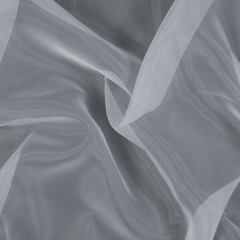 2-Ply Polyester Organza - White - Zelda Collection