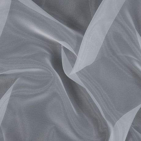 2-Ply Polyester Organza - White - Zelda Collection