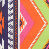 Spanish Multicolor Geometric Cotton-Polyester Print