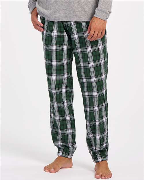 Unisex Cotton Flannel Joggers with Drawcord Waist & Knit Cuffs