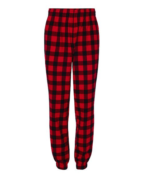 Unisex Cotton Flannel Joggers with Drawcord Waist & Knit Cuffs