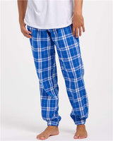Unisex Cotton Flannel Joggers with Drawcord Waist & Knit Cuffs