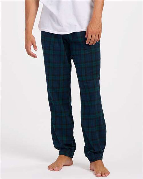 Unisex Cotton Flannel Joggers with Drawcord Waist & Knit Cuffs