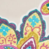 Spanish Beige Floral Cotton-Polyester Print