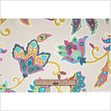 Spanish Beige Floral Cotton-Polyester Print