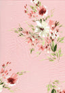 1 Yard Floral DTY Brushed Knit Fabric Soft Stretch Print 58/60 Inches Wide
