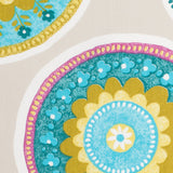 Spanish Beige Medallion Cotton-Polyester Print