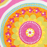 Spanish Fuchsia Medallion Cotton-Polyester Print