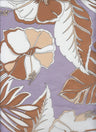 Wool Dobby Tropical Leaf Print Fabric 1 Yard Soft Lightweight 57/58" Wide