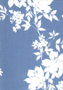 1 Yard Floral Flower Techno Crepe Fabric 220 GSM Polyester Spandex Blend 58/60" Width