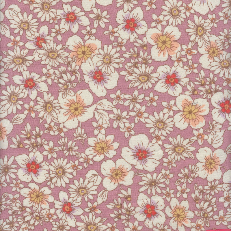 1 Yard Cey Ditsy Floral Print Fabric, 58/59'' Wide 100% Polyester