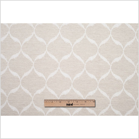 Spanish Lino Ikat-Like Classical Polyester-Cotton Canvas