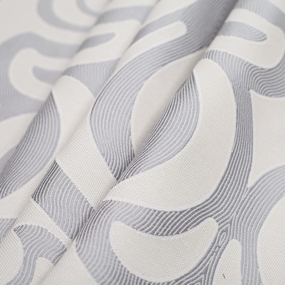 Spanish Plata Damask Cotton-Polyester