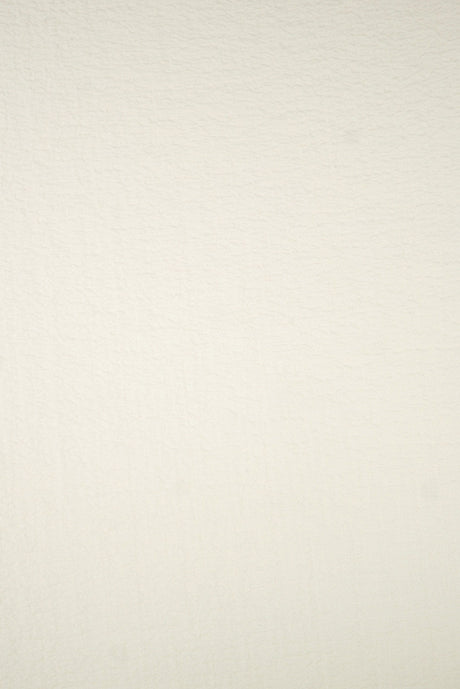 Crinkle Check Textured Woven Fabric Whisper White