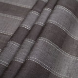 Spanish Gris Sheer Striped Polyester Woven