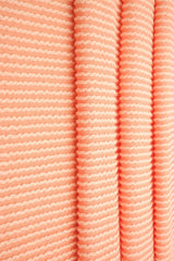 Jacquard Double Knit Rib Stretch Fabric