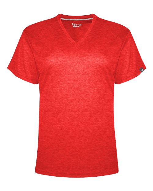 Badger Women's FitFlex Performance V-Neck T-Shirt