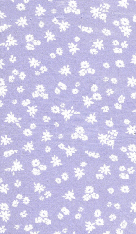 DTY Brushed Ditsy Floral Knit Lavender