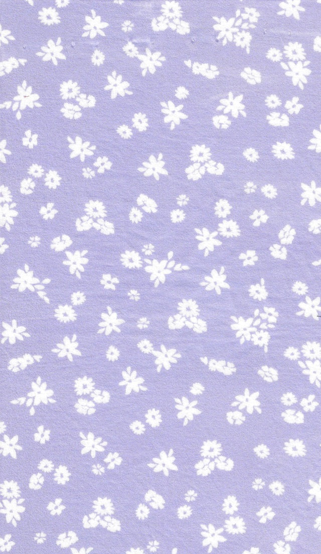 DTY Brushed Ditsy Floral Knit Lavender